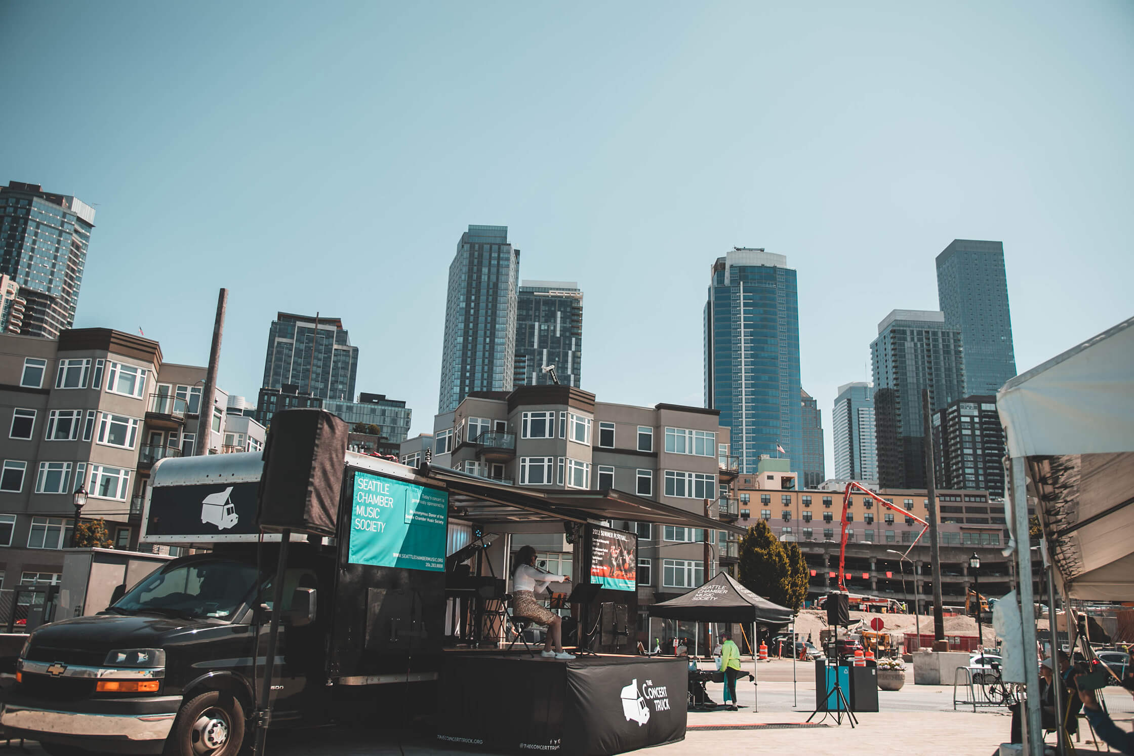 Truck in the City