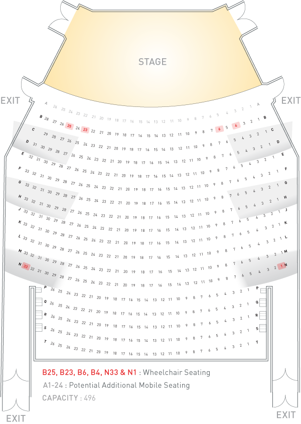 Meany Hall Seating Chart